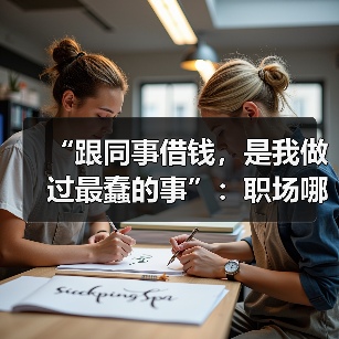 “跟同事借钱，是我做过最蠢的事”：职场哪些事不能碰？（图3）