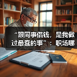 “跟同事借钱，是我做过最蠢的事”：职场哪些事不能碰？（图4）