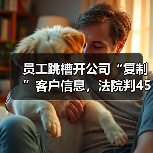 员工跳槽开公司“复制”客户信息，法院判450万天价赔偿！（图1）