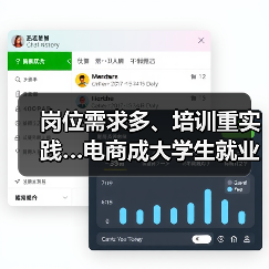 岗位需求多、培训重实践…电商成大学生就业新选择（图3）
