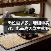 岗位需求多、培训重实践…电商成大学生就业新选择（图4）