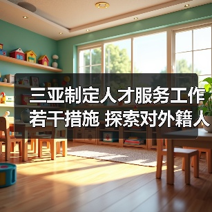 三亚制定人才服务工作若干措施 探索对外籍人员的工作（图4）