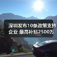深圳发布10条政策支持企业 最高补贴2500万（图4）