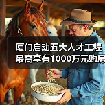 厦门启动五大人才工程 最高享有1000万元购房补贴（图1）