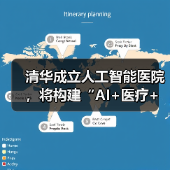 清华成立人工智能医院，将构建“AI+医疗+教育+科研”闭环（图1）