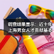 调查结果显示：近十年上海男女人才贡献基本持平（图4）