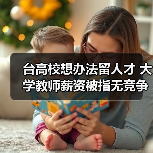 台高校想办法留人才 大学教师薪资被指无竞争力（图1）