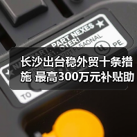 长沙出台稳外贸十条措施 最高300万元补贴助力企业拓市场（图1）
