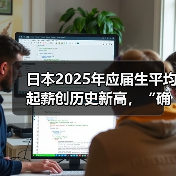 日本2025年应届生平均起薪创历史新高，“确保人才”成企业首要考量（图1）
