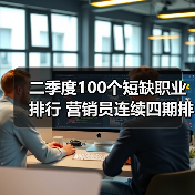 二季度100个短缺职业排行 营销员连续四期排第一(图1) 二季度100个短缺职业排行 营销员连续四期排第一(图1)