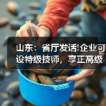 山东：省厅发话!企业可设特级技师，享正高级工程师待（图2）