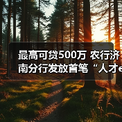 最高可贷500万 农行济南分行发放首笔“人才e贷”（图4）