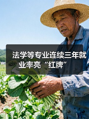 法学等专业连续三年就业率亮“红牌”（图1）